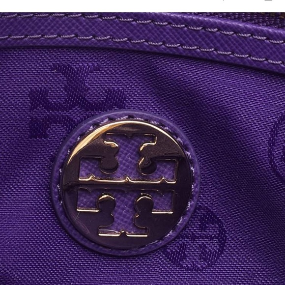 Tory Burch Purple Leather Mini Robinson Chain Shoulder Bag - Picture 8 of 10